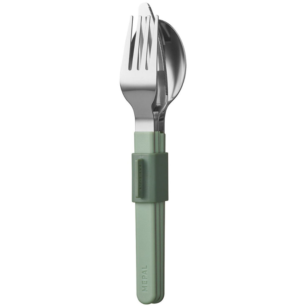 Mepal Besteckset Silueta 3-teilig, nordic sage