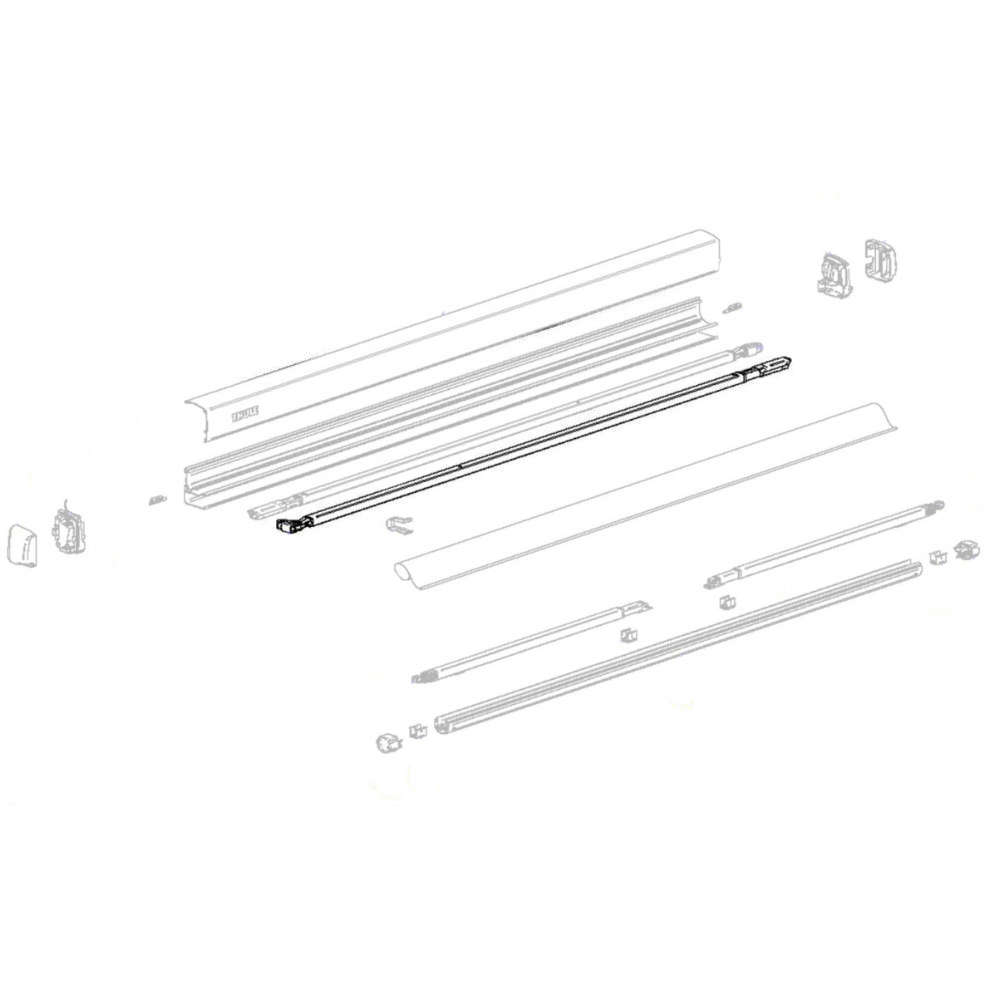 Thule Teleskoparm links, Länge 2,50 - 3,00 m für Omnistor 3200 (Nr. 1500603522)