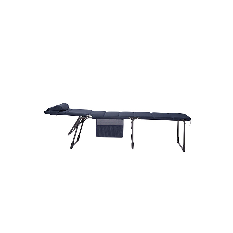 Crespo Dreibeinliege Air-Deluxe Alu, blau