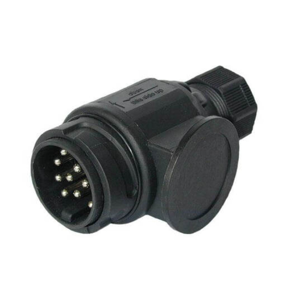 HABA Stecker 13-polig ISO 11446, schwarz