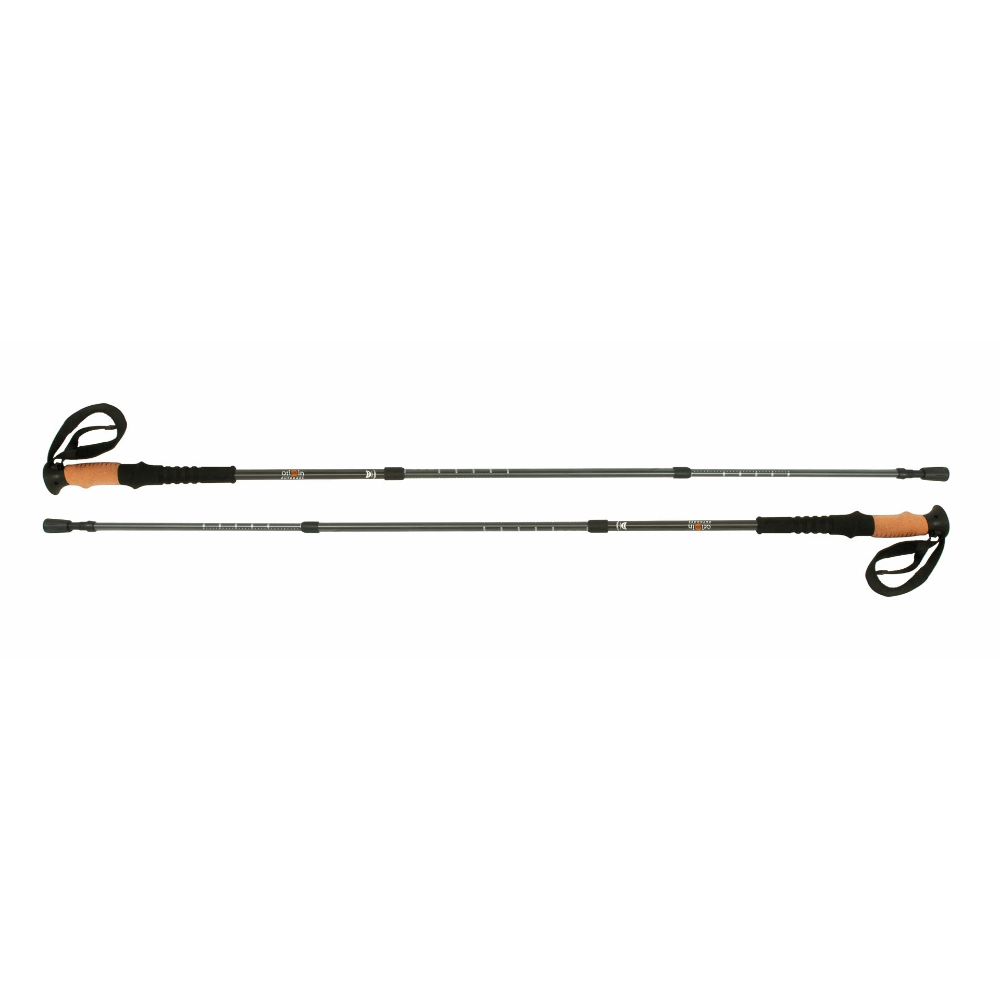 Origin Outdoors Trekkingstöcke Twist-Lock grau 65-135 cm 1 Paar