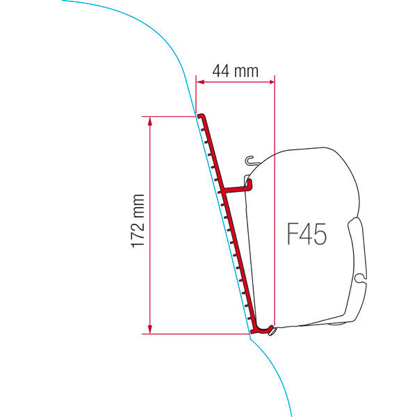 Fiamma Kit F45 -  Fiberglas Roof