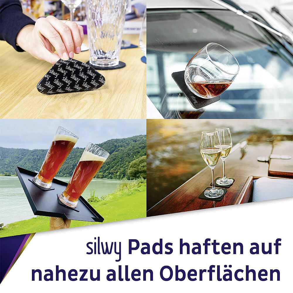 Silwy Magnet-Kunststoffgläser Sekt 150 ml, 2er-Set