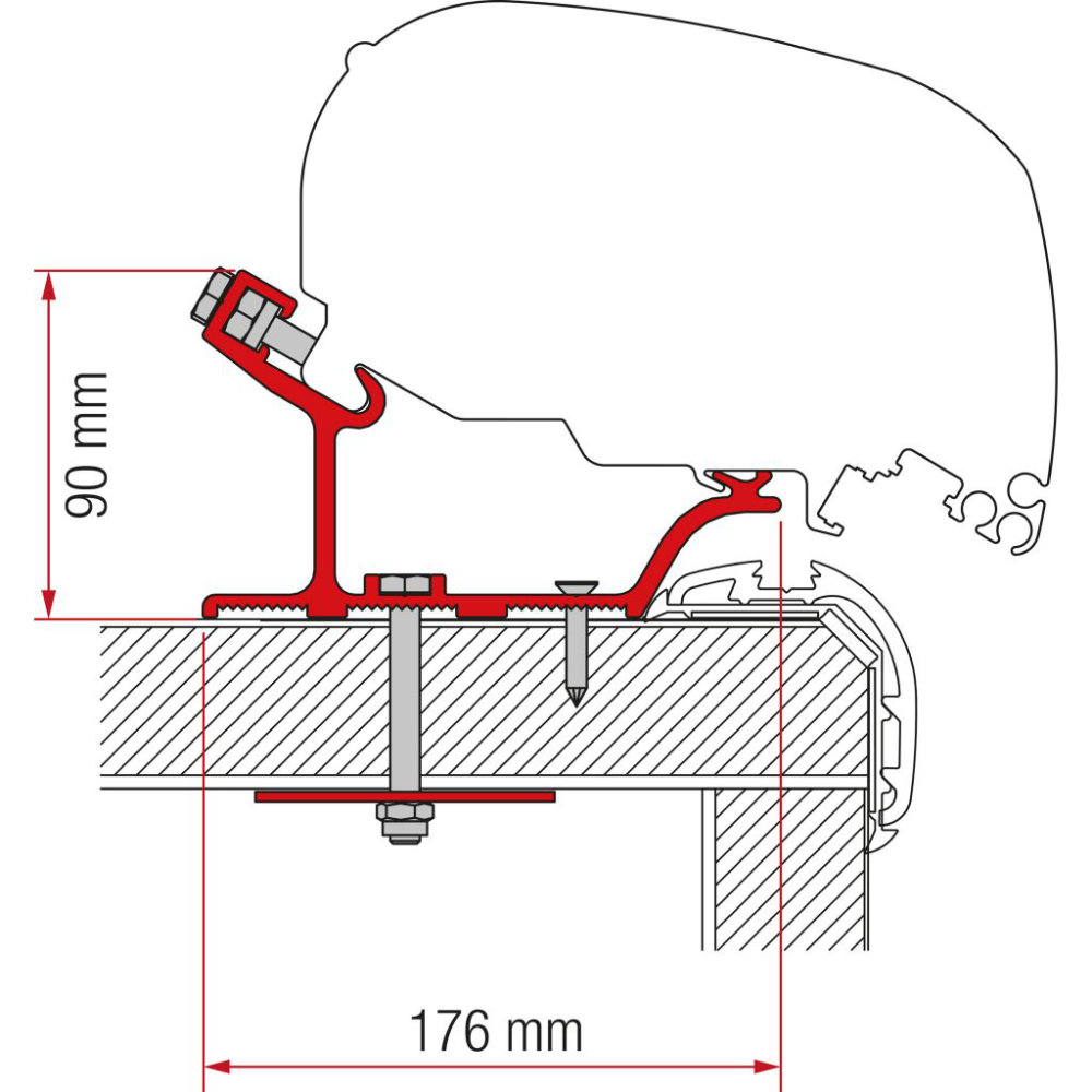 Fiamma Adapter F80/65 Carthago Malibu