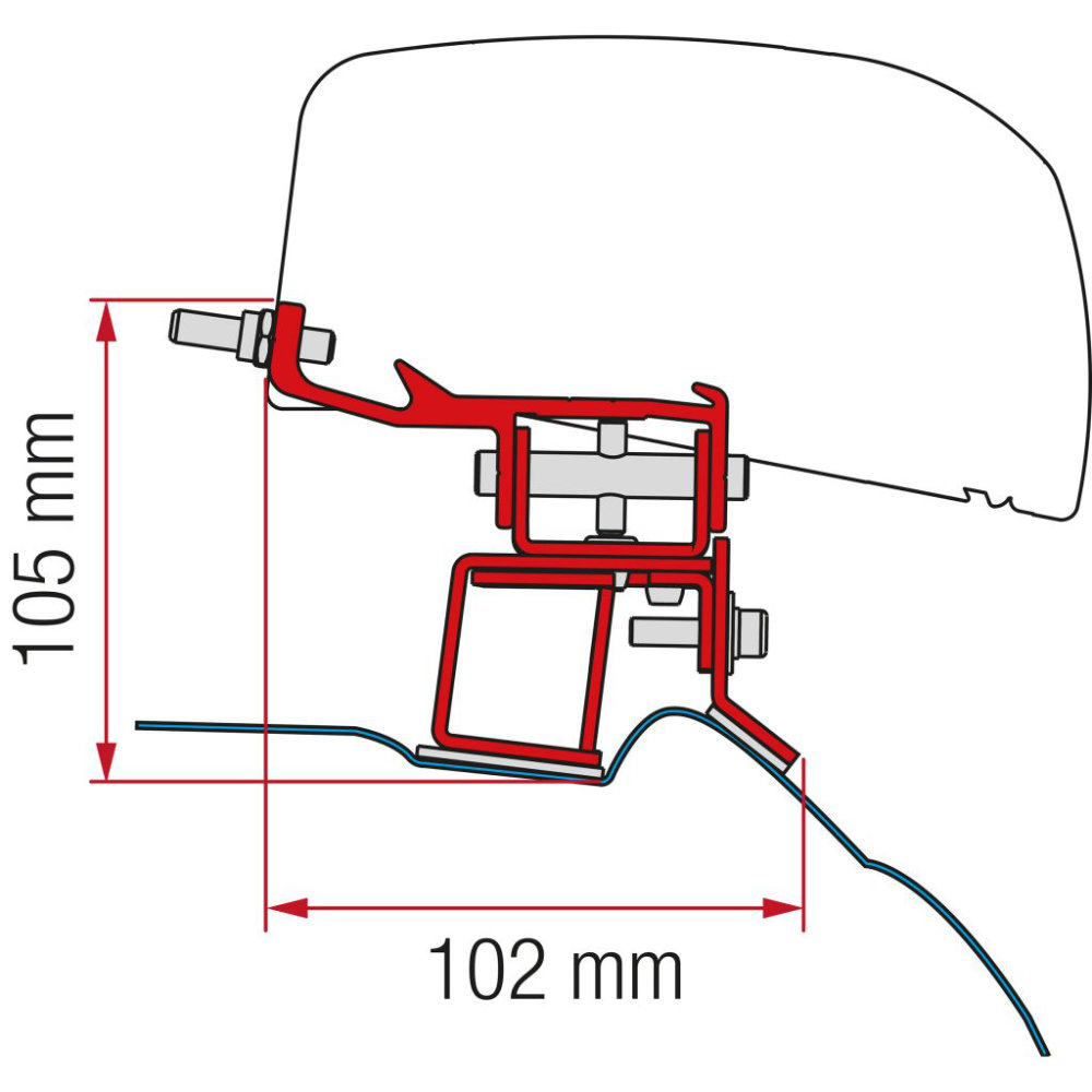Fiamma Kit F40 Mercedes V-Klasse ab 2014