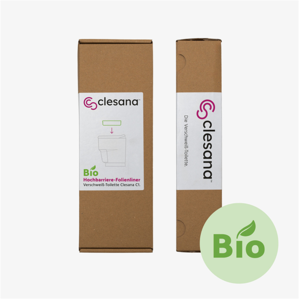 Clesana C1 Bio Hochbarriere-Folienliner für Toilette C1