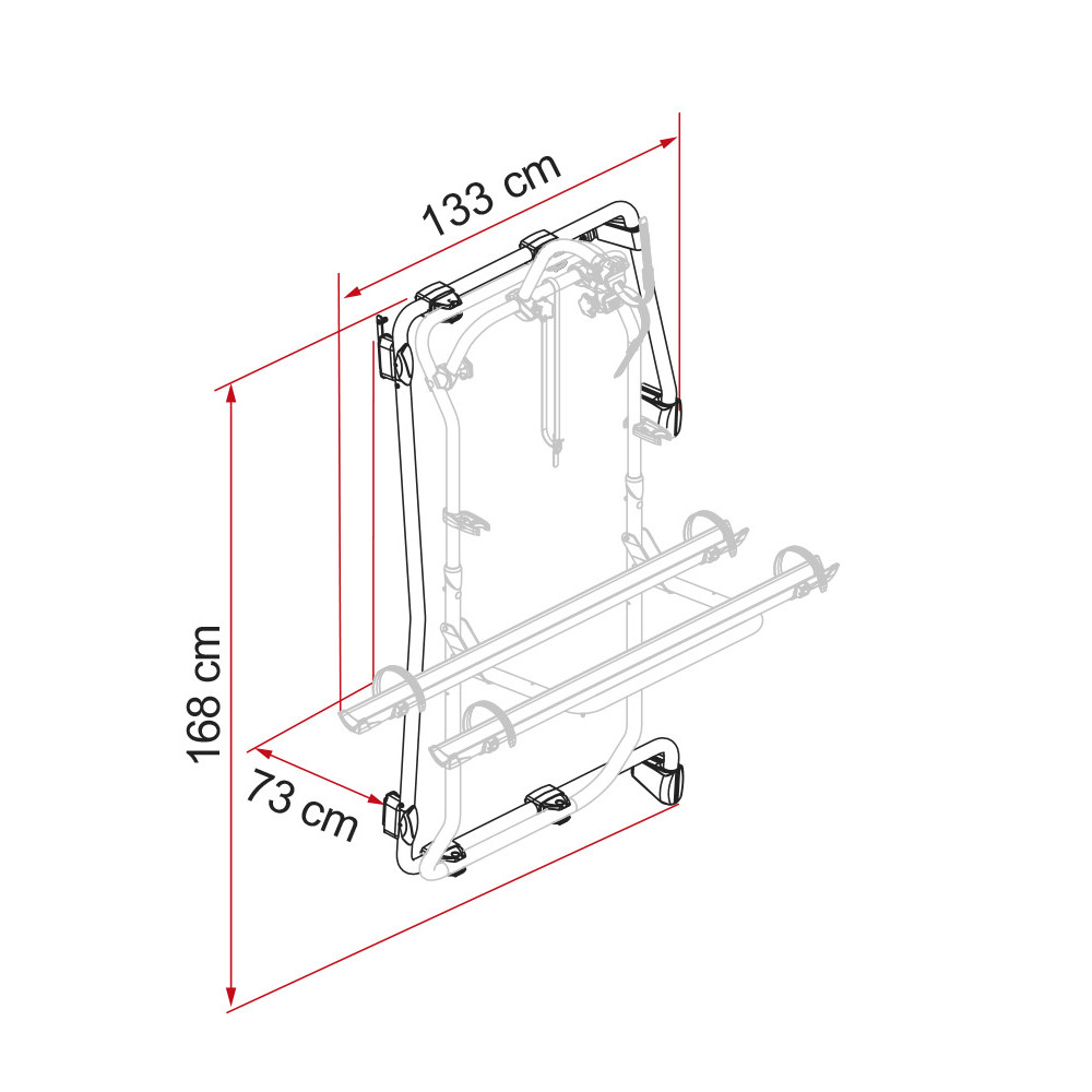 Fiamma Kit Carry Bike Frame VW Crafter Generation 2