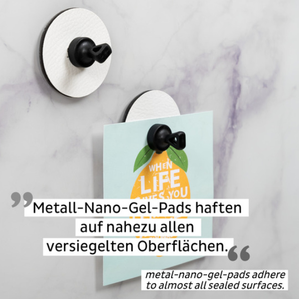 Silwy Magnet-Pins Flex 4er-Set, weiß