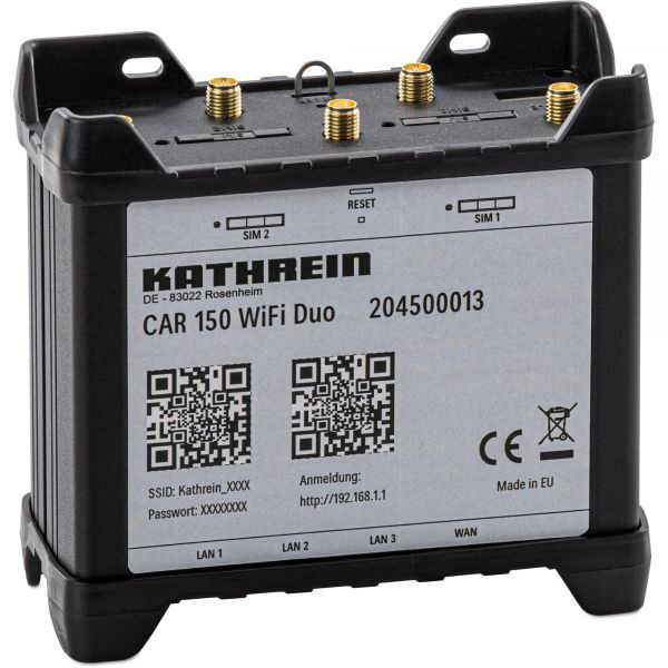 Kathrein LTE/WiFi-Routerset CAR 150 WiFi Duo