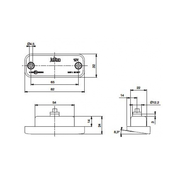 Jokon LED-Kennzeichenleuchte K580