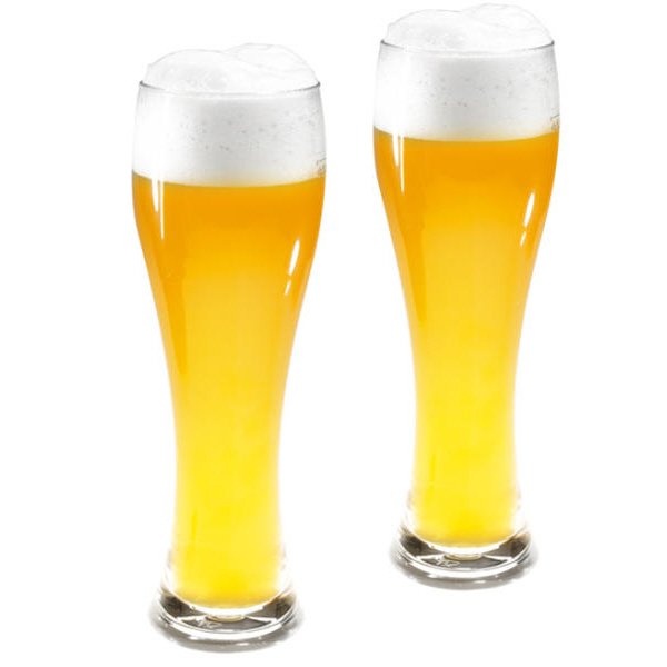 Camp4 Weizenbierglas Estella SAN 500 ml, 2er Set