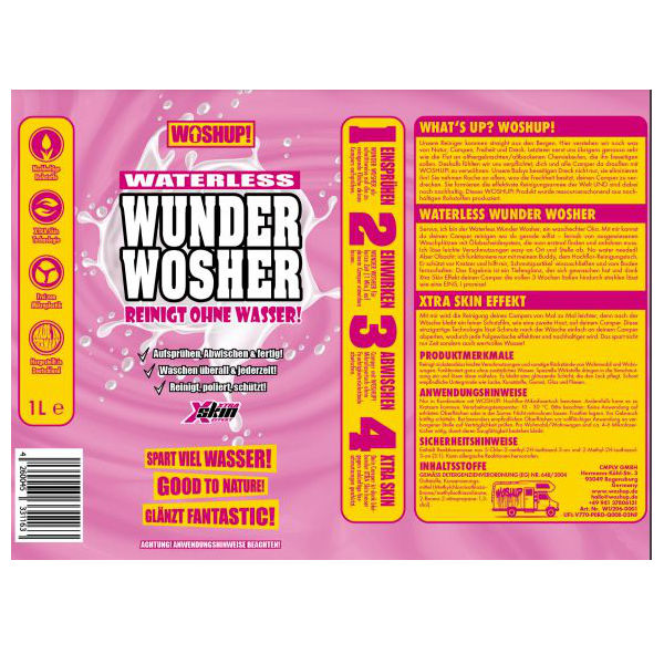 Woshup! Waterless Wunder Wosher, 1 Liter