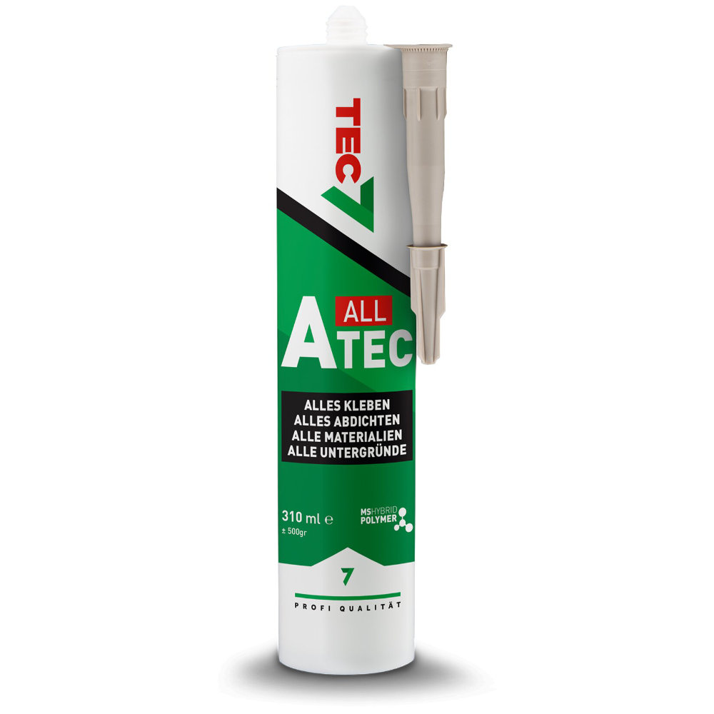 TEC7 Klebe- und Dichtmittel A-Tec 310 ml, beige