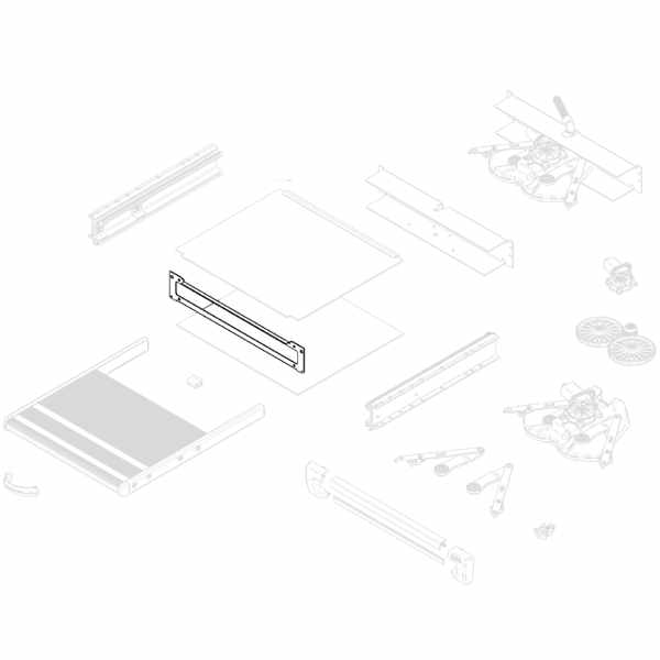 Thule Frontplatte für Gehäuse Slide-Out Step V18/V19/G2 u. G2 Ducato/Crafter