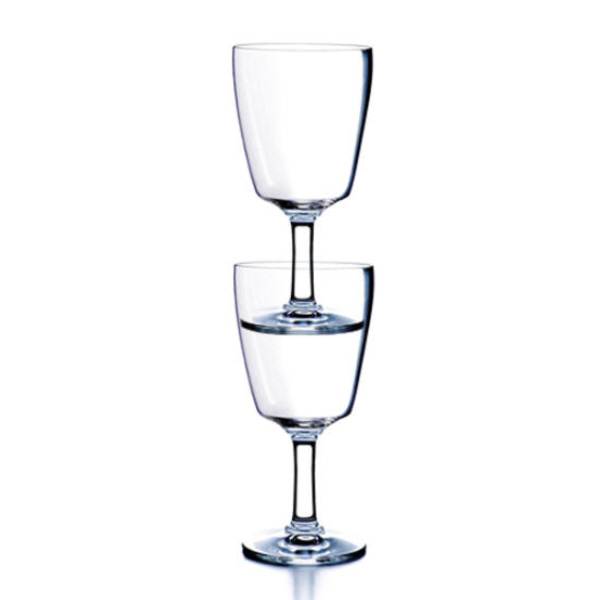 Camp4 Weinglas Capri 260 ml stapelbar, 2er Set