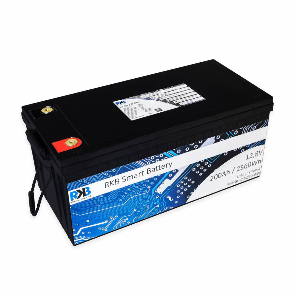 RKB LiFePO4 Lithium Bordbatterie Smart, 200 Ah