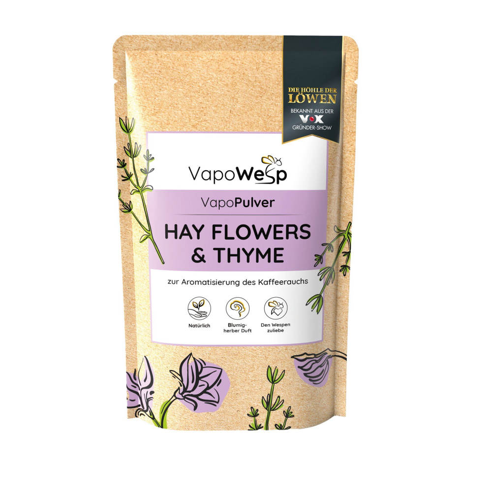 VapoPulver Hay Flowers & Thyme (100 g)