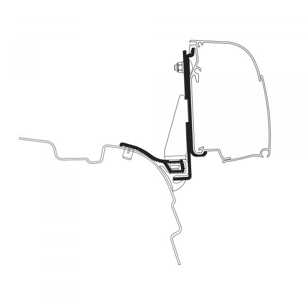 Thule Adapter für VW T5/T6 Reimo Multi Rail Omnistor 4200
