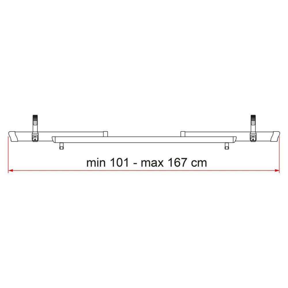 Fiamma Fahrradschiene Rail Quick C
