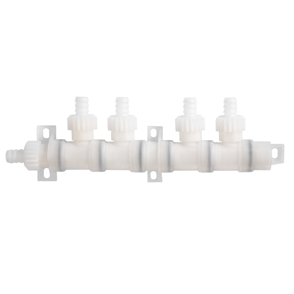 Comet X-FIX Wasserversorgungssystem - Verteilerblock 4fach mit Muttern