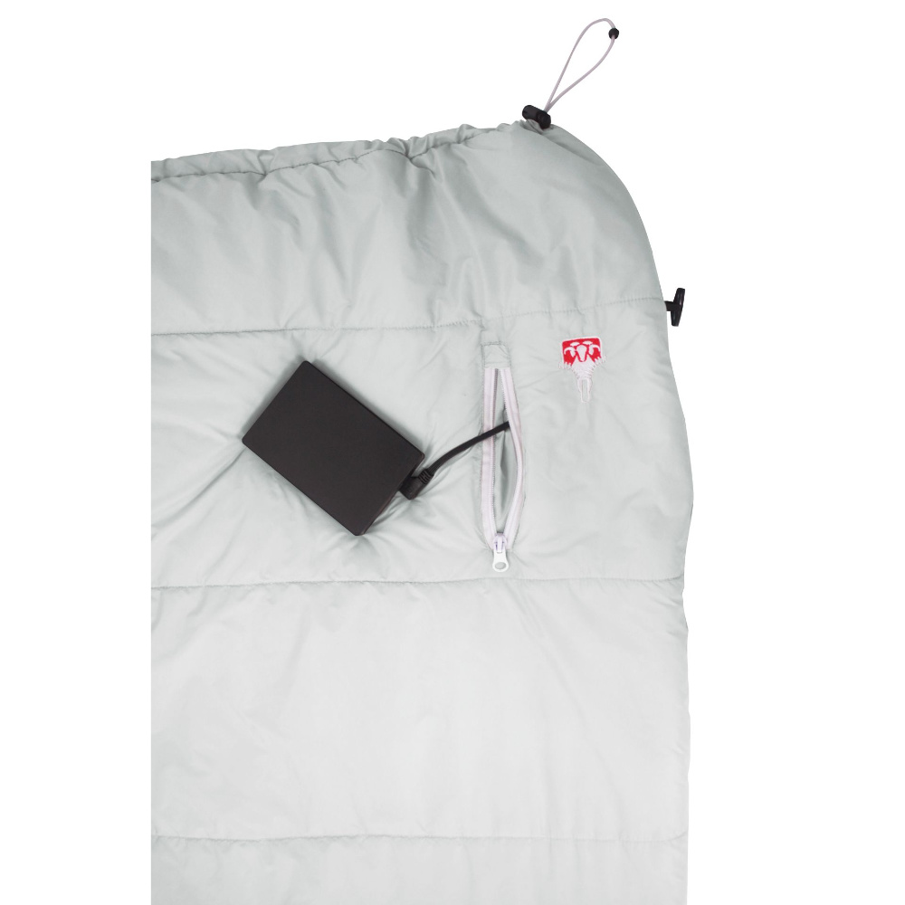 Grüezi-Bag Zusatzsack Feater Light hellgrau