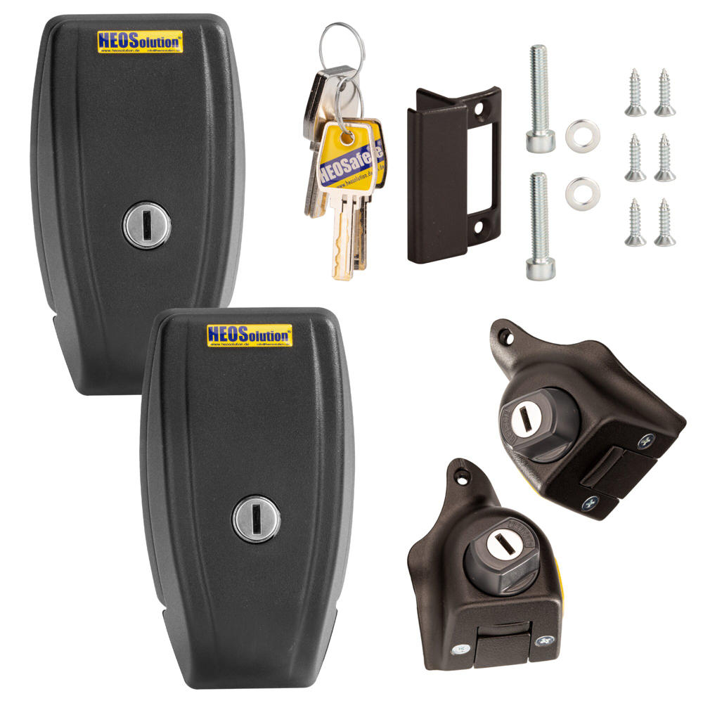 HEOSafe Van Security Paket Fiat Ducato ab 2021-... nach Facelift, schwarz
