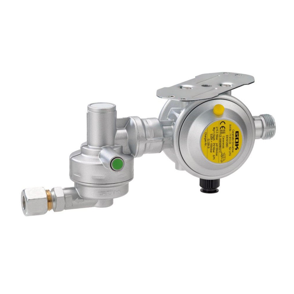 GOK Caramatic DriveOne 30 mbar RVS 8/10 - horizontal