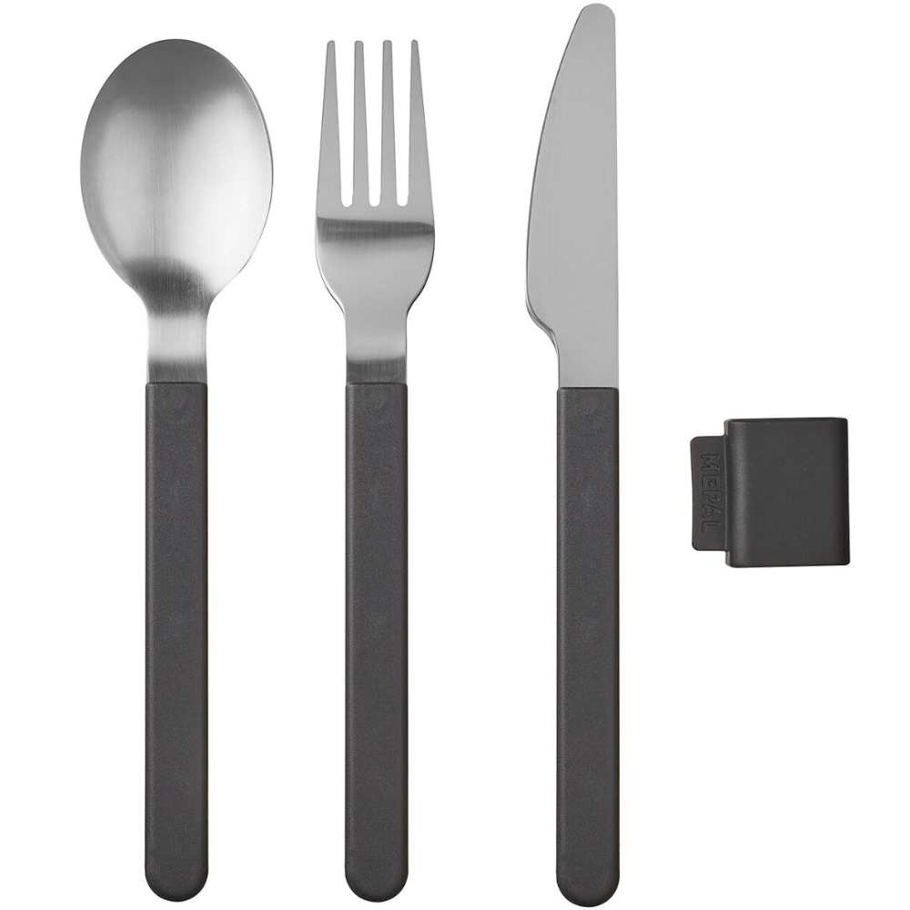 Mepal Besteckset Silueta 3-teilig, nordic black