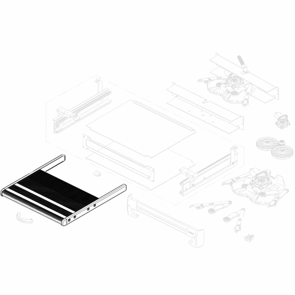 Thule Trittbrett komplett für Slide-Out Step G2 Ducato ab 2022