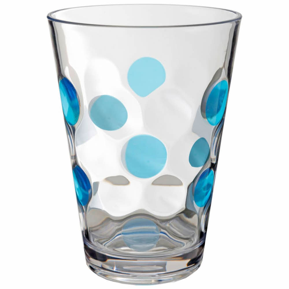 Brunner Trinkglasset Baloons, blau, 2er-Set