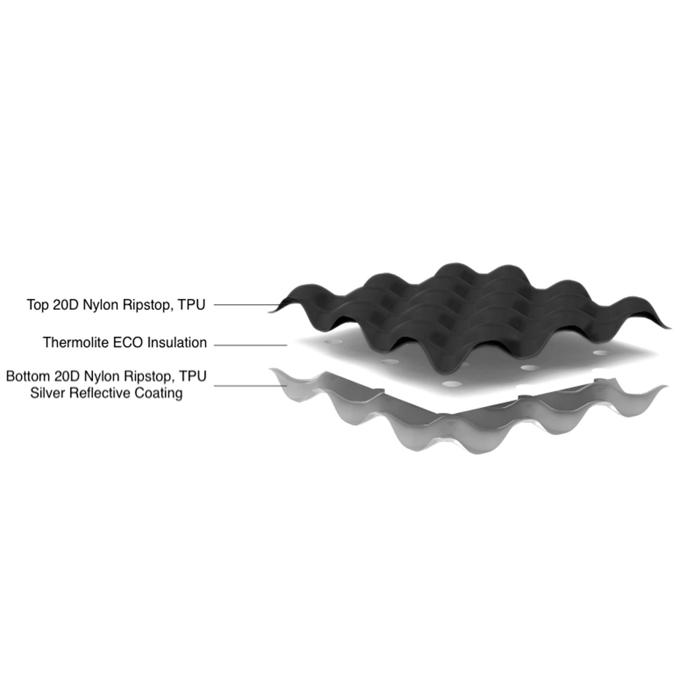 Origin Outdoors aufblasbare Isomatte Silver-Air 6 cm