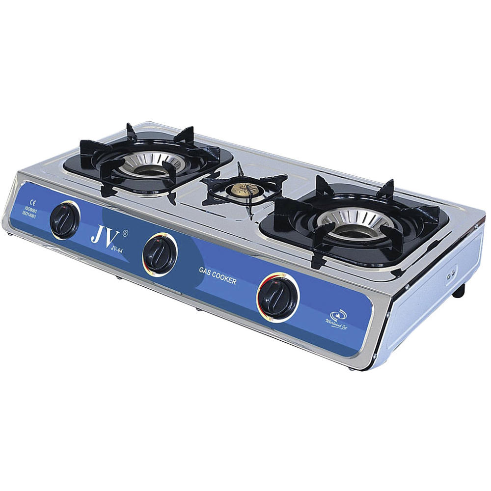 JV Edelstahlkocher Turbo, 3-flammig