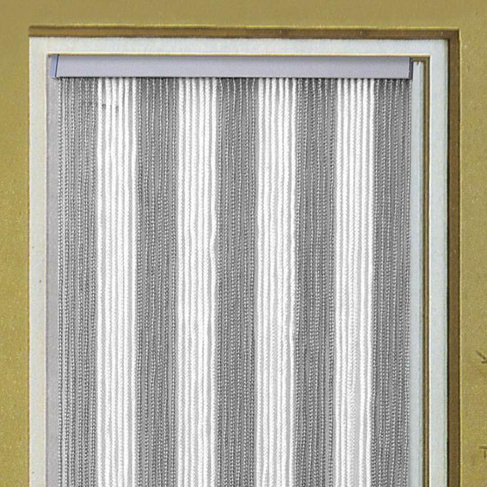 Türvorhang Korda weiß/silber