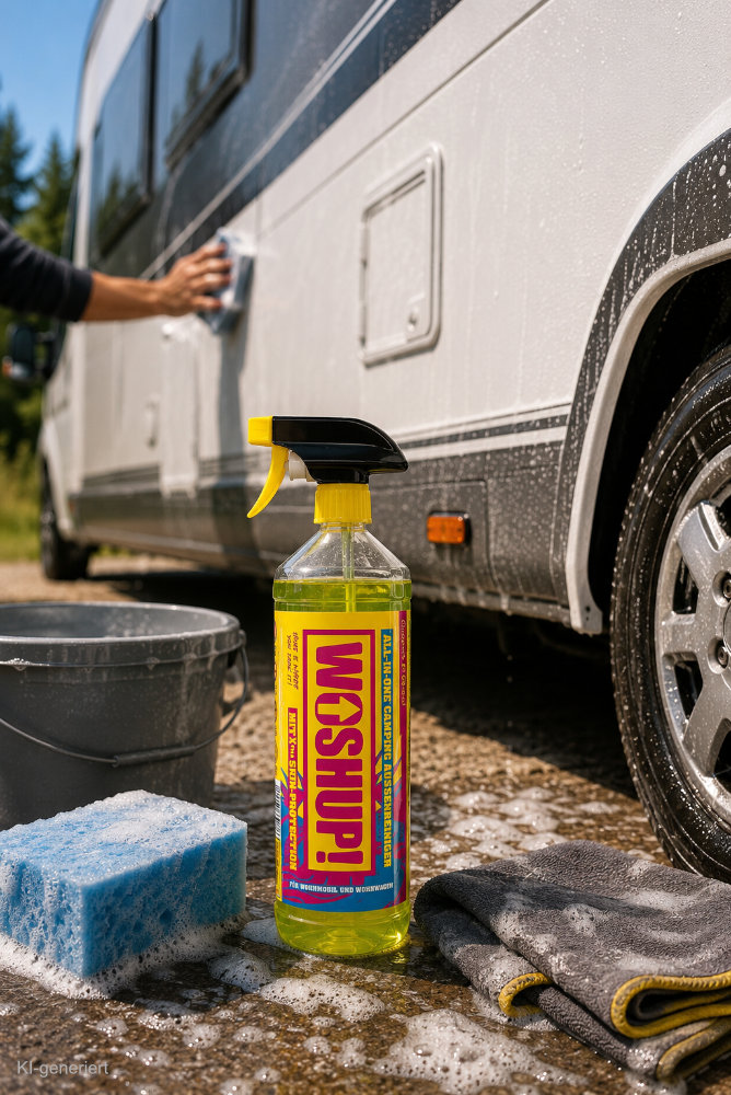 Fahrzeugreinigung zum Camping Saisonstart
