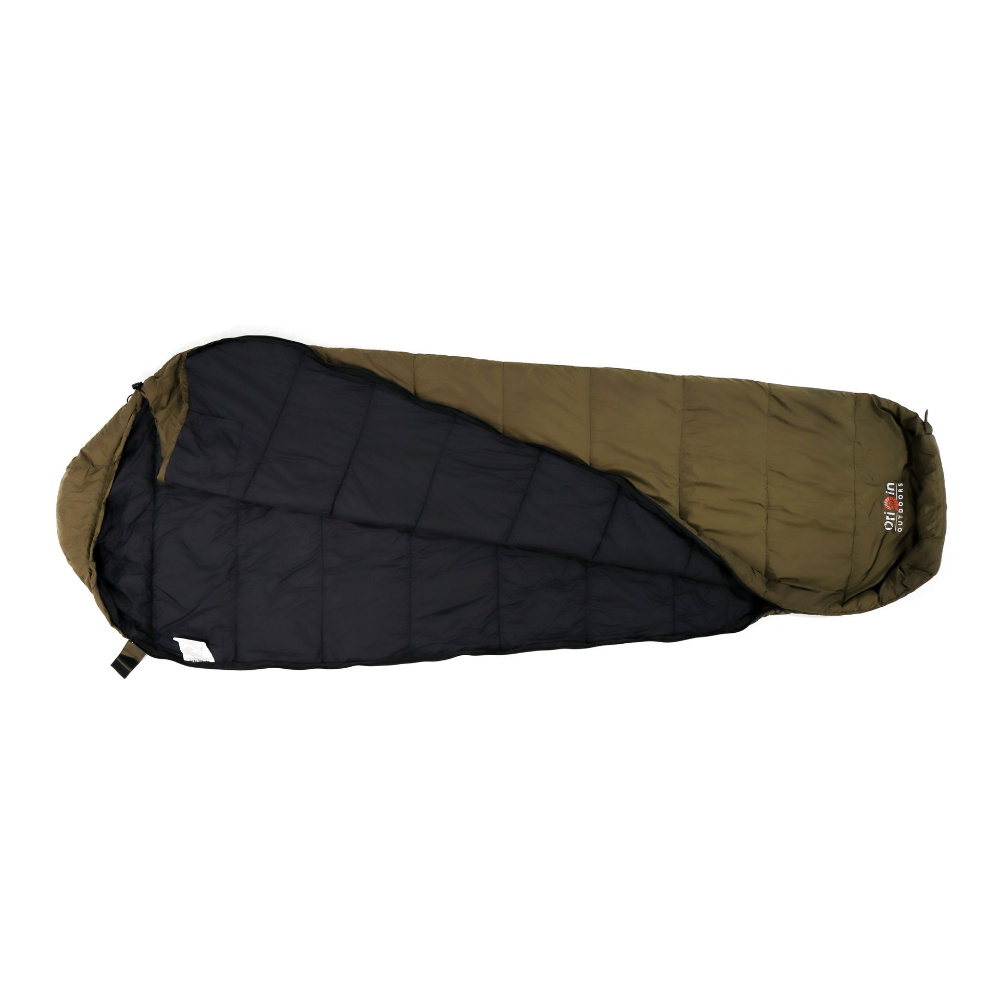 Origin Outdoors Schlafsack Compact Lite Mumienform oliv / schwarz rechts