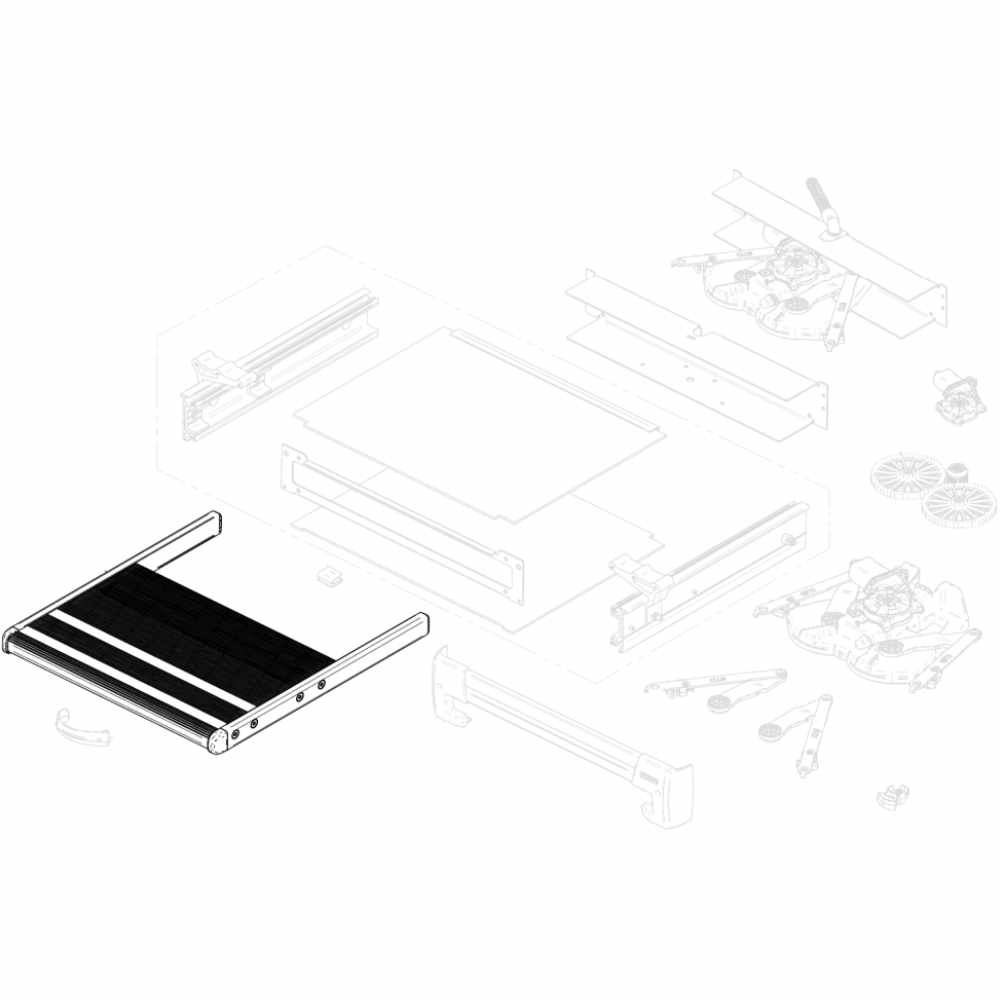Thule Trittbrett komplett für Slide-Out Step G2 Crafter ab 2022