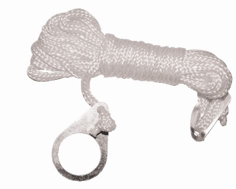 Heusser Zeltleine mit 3-Lochspanner 4 m, 4 Stück