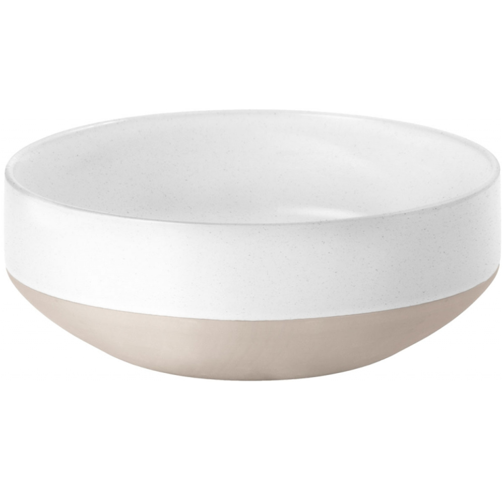 Brunner Salatschüssel Odette 25 cm, weiß/grau