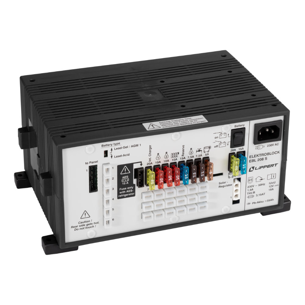 Schaudt Elektroblock EBL 208 mit Bedienpanel LT 453