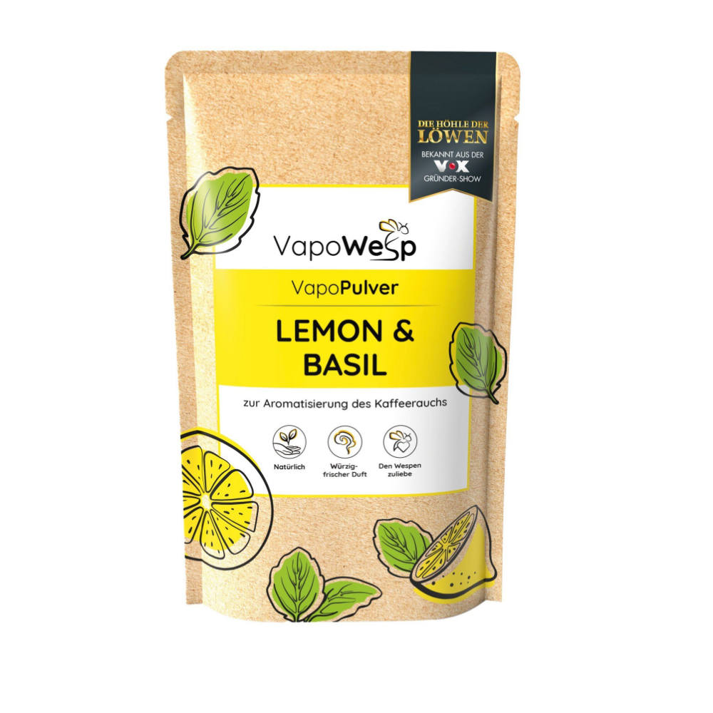 VapoPulver Lemon & Basil (100 g)