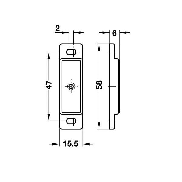 Häfele Magnet-Verschluss 2er Pack