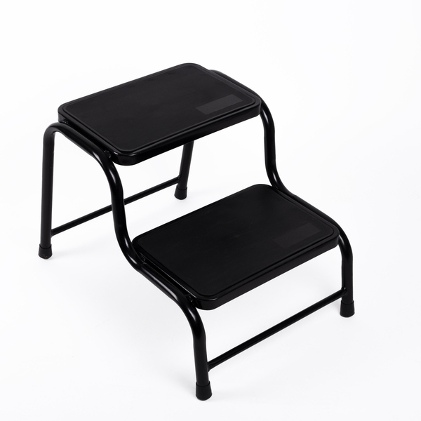 Carbest Doppeltrittstufe Stahl - Schwarz