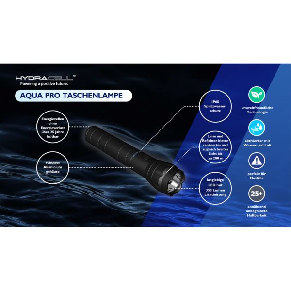 HydraCell Taschenlampe AquaPro