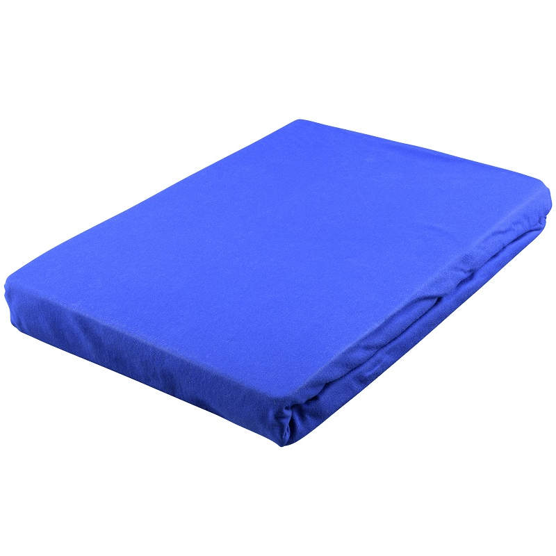 Jersey-Stretch-Spannbetttuch tundrablau