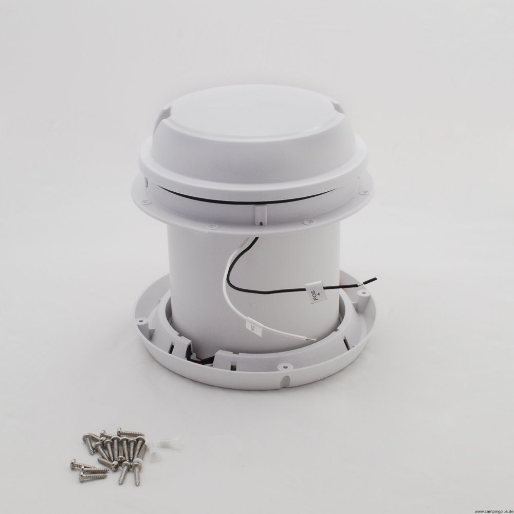 Maxxair Dachlüfter MAXXFAN Dome Plus 12 Volt mit LED, weiß