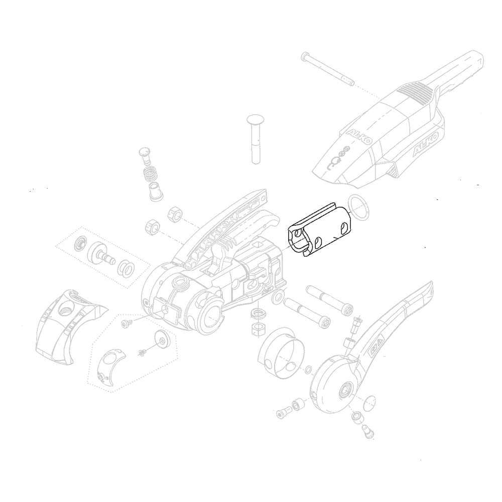AL-KO Distanzbügel D35 für AKS 3004 (Nr. 692318)