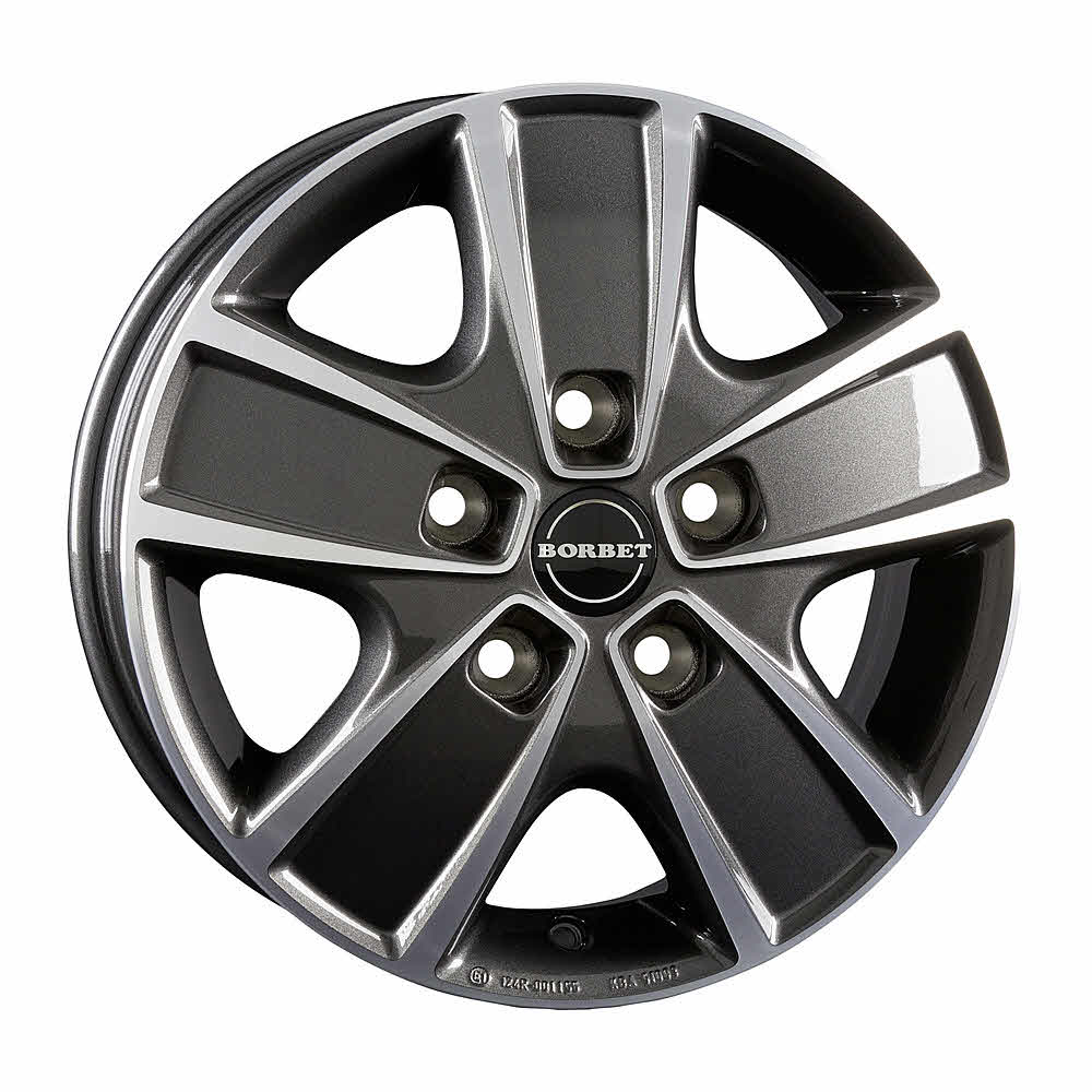 Borbet Leichtmetallfelge Fiat Ducato Light mistral anthracite 16 Zoll, 1600 kg