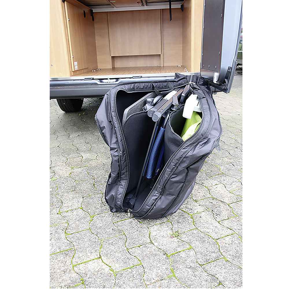 Hindermann Stauraumtasche ohne Netz, mit 2 Unterteilungen