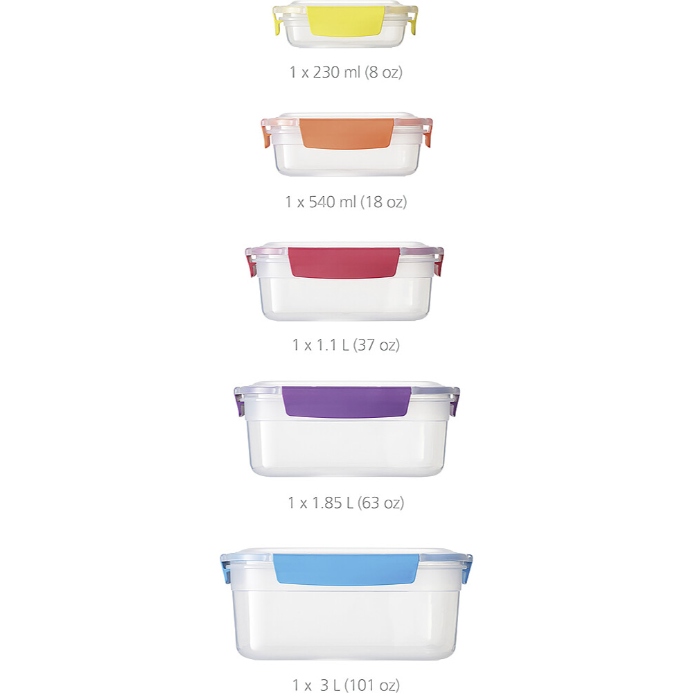 Joseph Joseph Vorratsdosen-Set Nest 5-teilig, multicolour