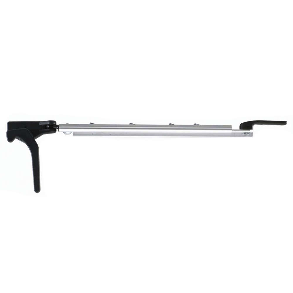 Polyplastic Klick-Klack-Aussteller mit Riegel 230 mm links